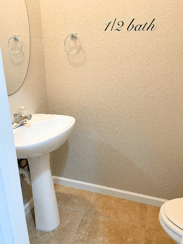 1/2 bath downstairs - 102 Farrah Ave