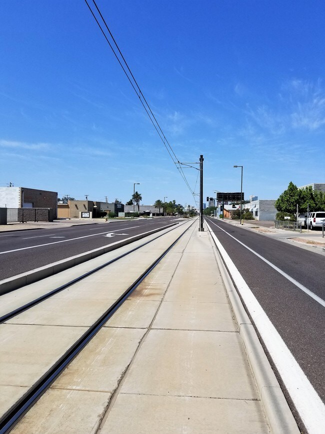 Light rail directly in front - 1734 E Jefferson St
