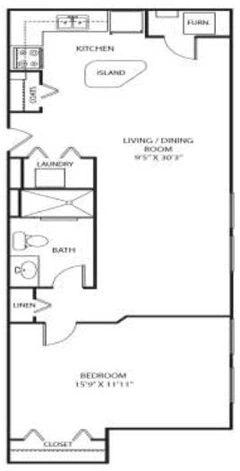 1 Bedroom - Jennings Senior Living