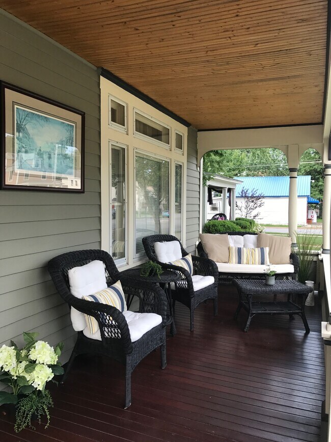 Furnished Wrap Around Porch - 169 Lake Ave