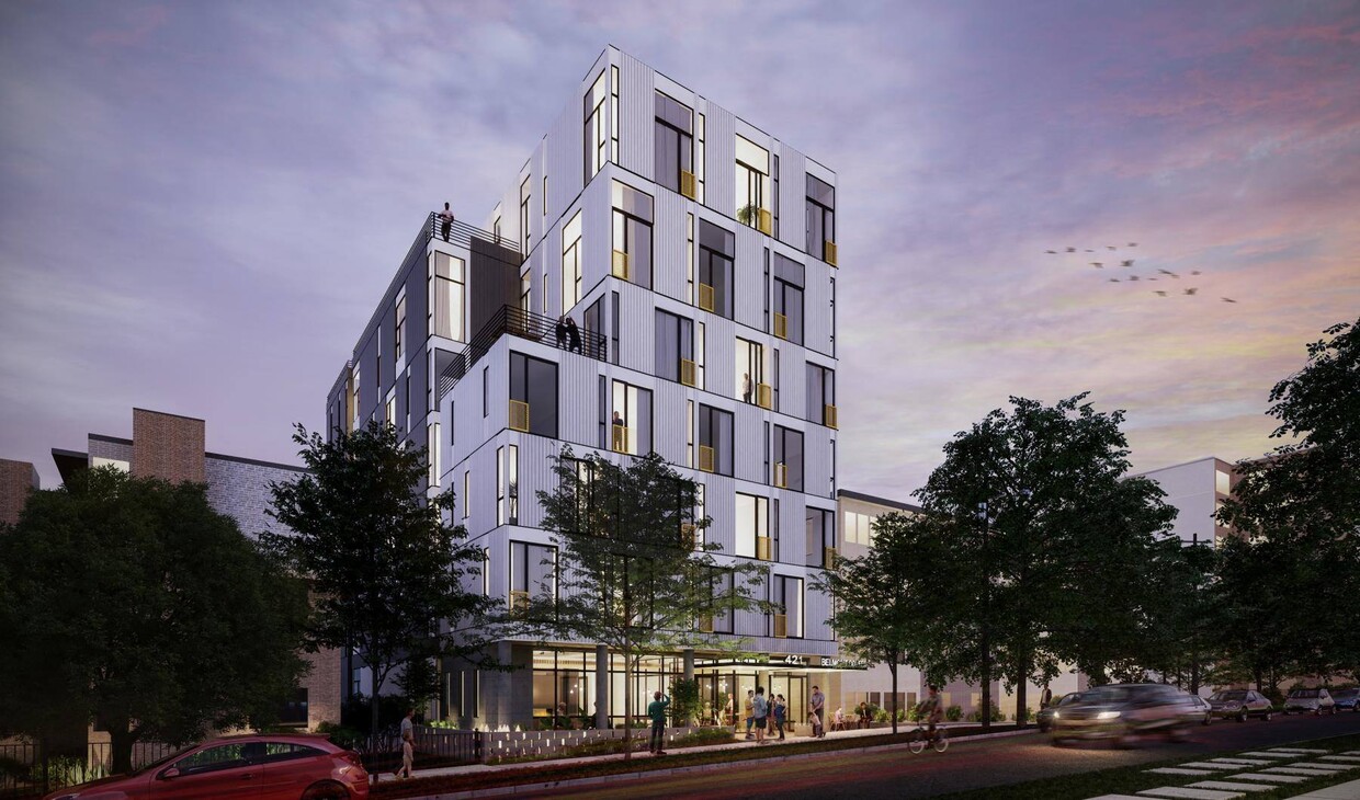 Exterior view of a tall building with a modern design at Alt Capitol Hill. - Alt Capitol Hill