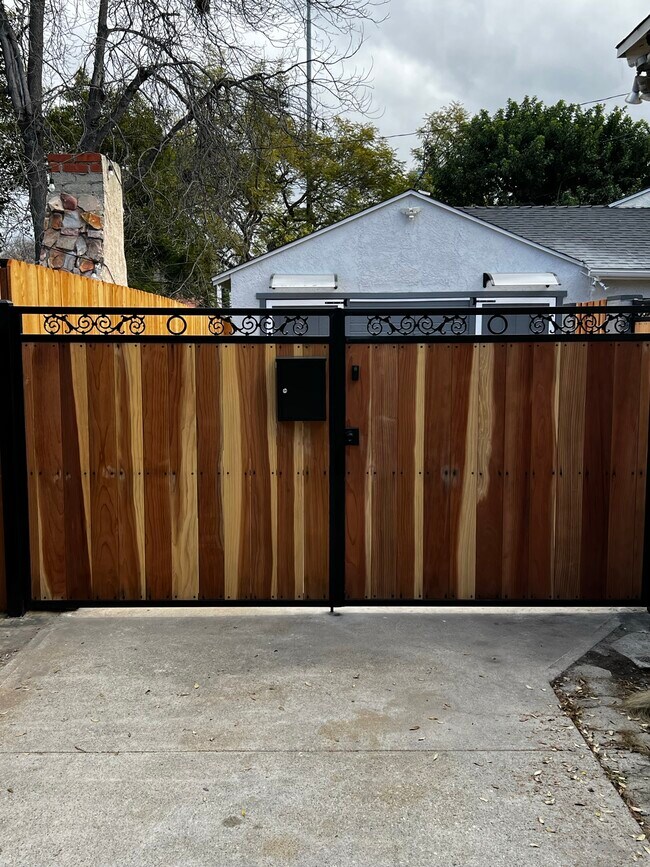 Front Gate to Property Private Entrance - 3466 Fay Ave