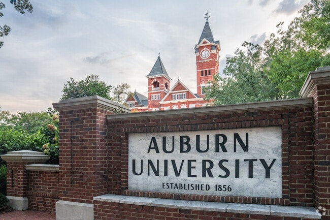 Downtown Auburn is home to many Auburn University students and faculty.