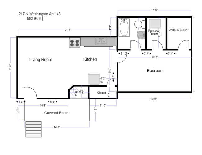 Photo - 217 N Washington St Apartment