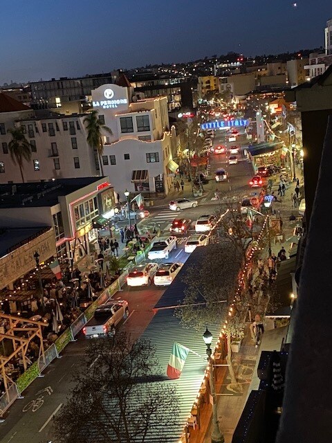 View From Private Balcony - 1601 India St