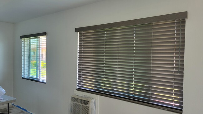 Dining room and living room window coverings, wall AC - 14428 Amar Rd