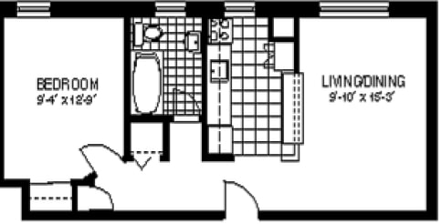 1BA/1BR - 1535-1539 Bathurst St