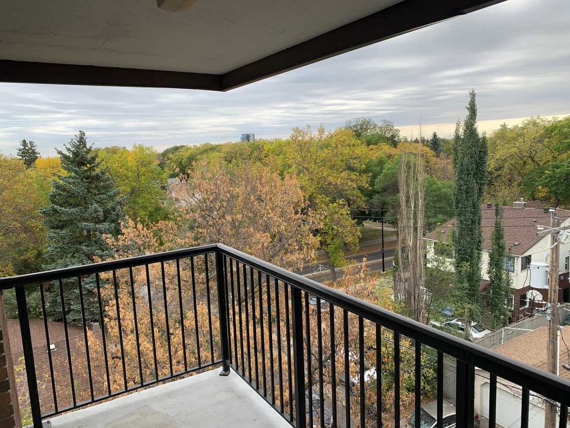 Top floor corner unit view - 11011 86 Av NW