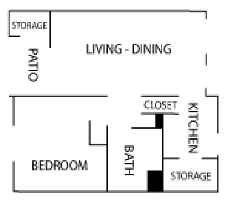 1BR/1BA - Martin Luther King Village Apartments