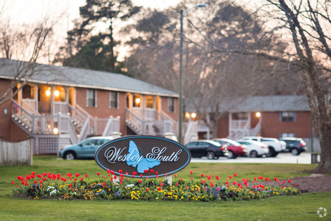 East Entrance - Wesley South at East Carolina