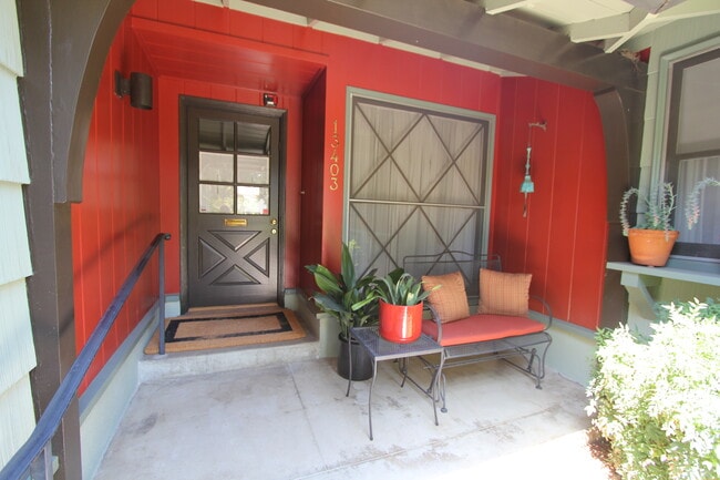 Covered porch and front door - 13403 Cumpston St