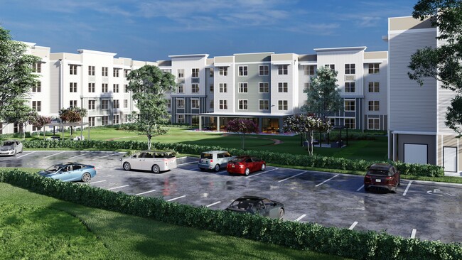 Exterior rendering - Fern Grove (55 + Senior Community)