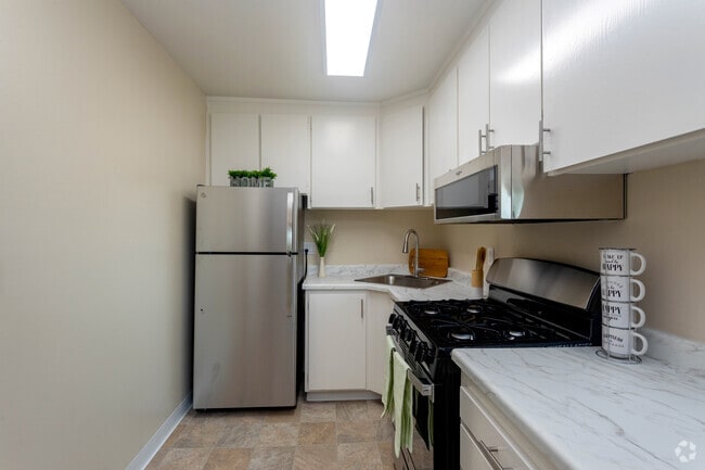 2BR,1BA - Kitchen - The Aegena Apartments