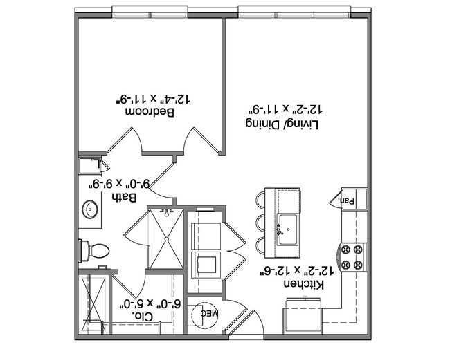 Floorplan C - The Flats at Delta Landing