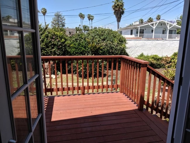 Private Deck - 607 N Formosa Ave