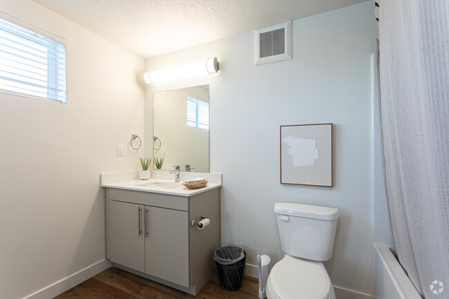 2BR, 2BA - Tenley - Primary Bathroom - Skyline Peaks