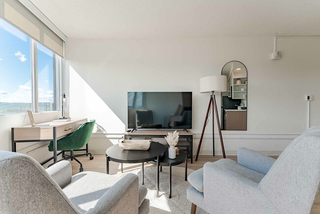 Tower701 Living Room 2 - Tower701 - Furnished Studios