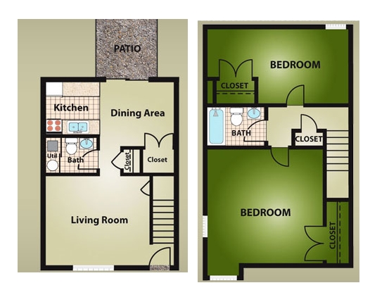 2HAB/1.5BA - Oakwood Trace