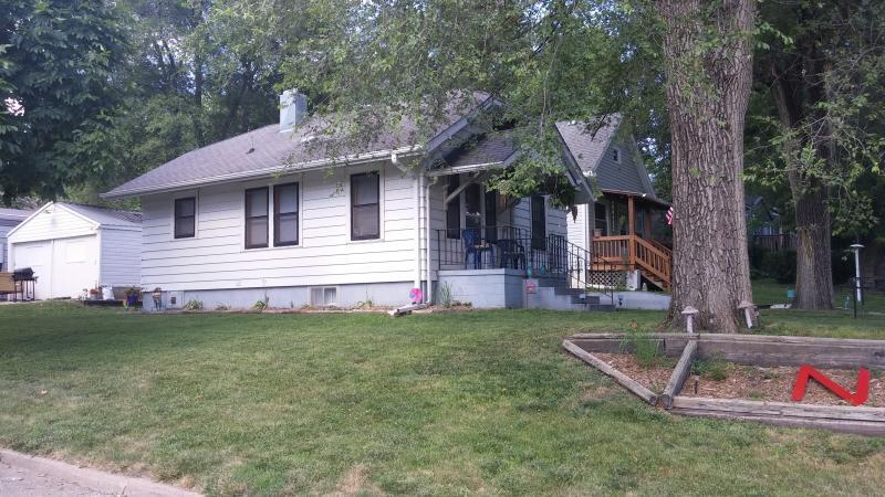 Front entry of house. - 2024 Central Ave