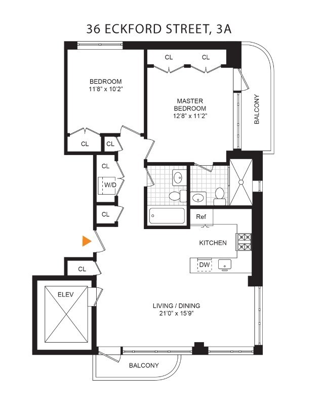 36 Eckford St Unit 3a, Brooklyn, NY 11222 Condo for Rent in Brooklyn