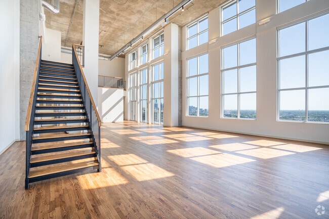 2BR, 2.5BA - 3,738SF - Living Room - The Museum Tower