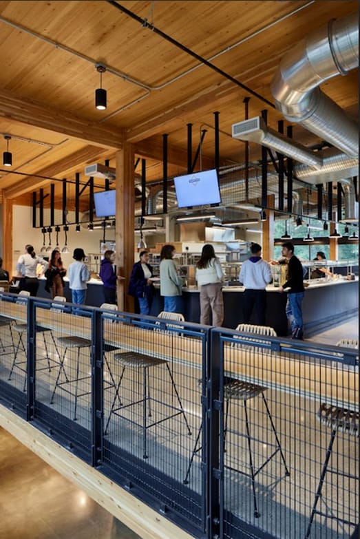 Terrace Dining Pavilion Buffet Line - Residential Village at UW Bothell
