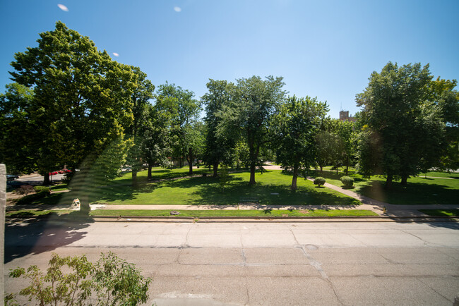 Living Room Window View, Overlooking Washington Park - 123 N 4th St