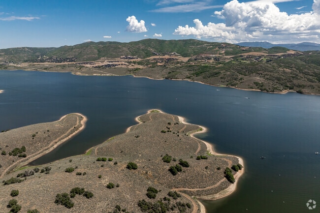 Deer Crest residents enjoy water sports at Jordanelle Reservoir.