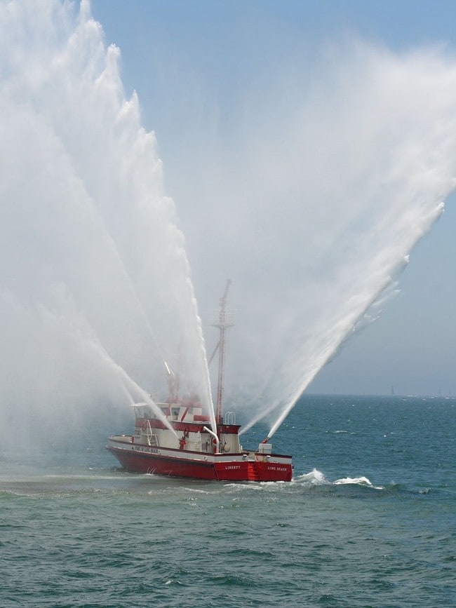 Tugboat from the busy Port of Long Beach