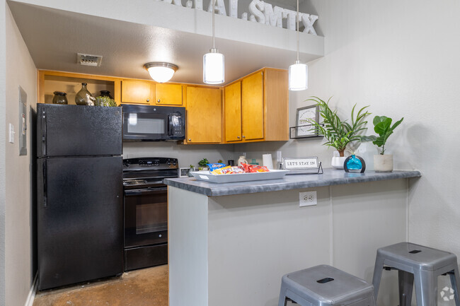 1BR Model Kitchen - The Social SMTX®