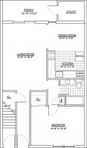 Crestwood Square de una habitación - Klockner Woods