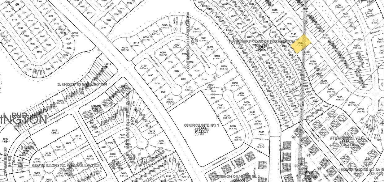Site Map - 1327-1331 The 12th Fairway