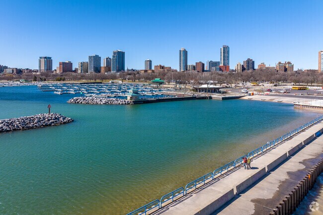 McKinley Marina in Northpoint gives boaters access to the open waters of Lake Michigan.