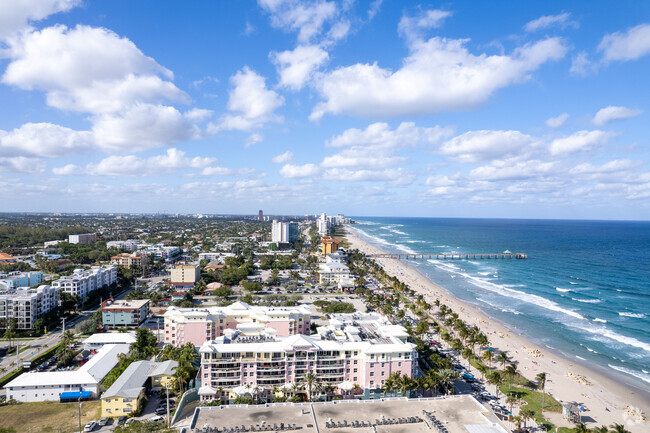 Aerial Photo - Ocean Plaza on Deerfield Beach