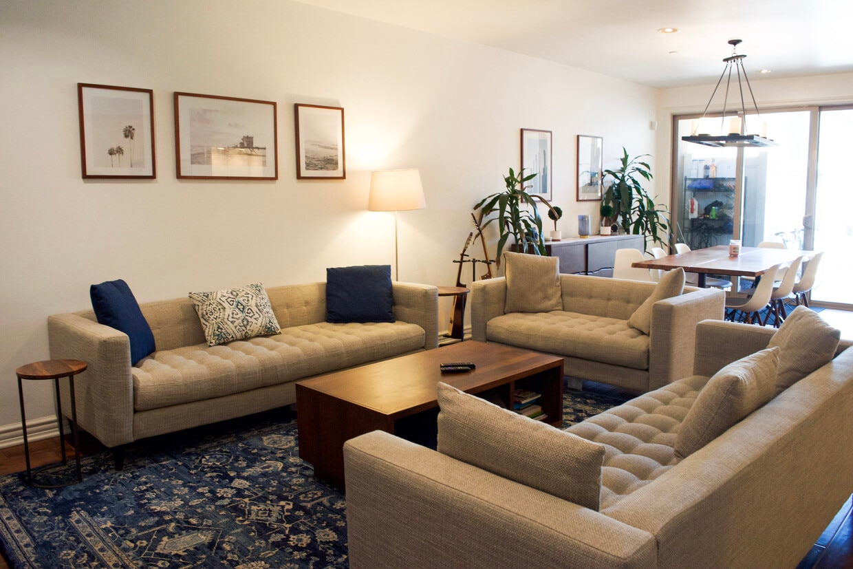 A spacious living area that's great for entertaining. - 1410 N Curson Ave