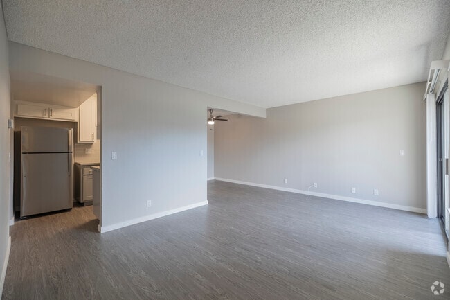 3BR, 2BA - 1,112 SF - Living Room - The Mews at Dixon Farm