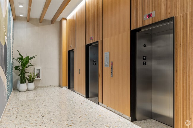 Lobby Elevators - Lumaire West Palm Beach