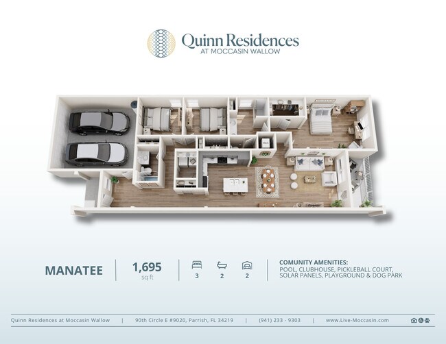 Plano de planta - Quinn Residences at Moccasin Wallow