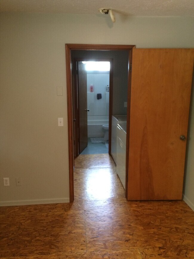 View from Bedroom one, bast laundry area to the bathroom - 6330 N Greeley Ave