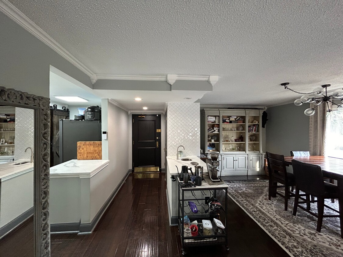 Grey shelving armoire will remain in unit - 6101 Edsall Rd