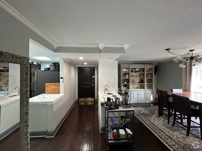 Grey shelving armoire will remain in unit - 6101 Edsall Rd