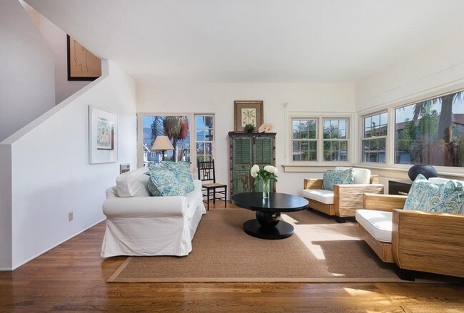 Unit B Living Area - 103 Chapala St