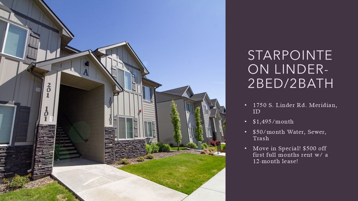 Foto principal - Now Leasing with a $500 promotional! 2 Bed...