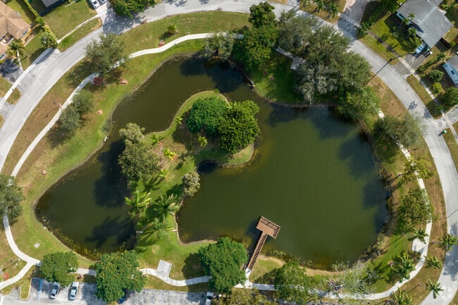 Wolk Park in Lauderhill has a great pond complete with fishing pier.