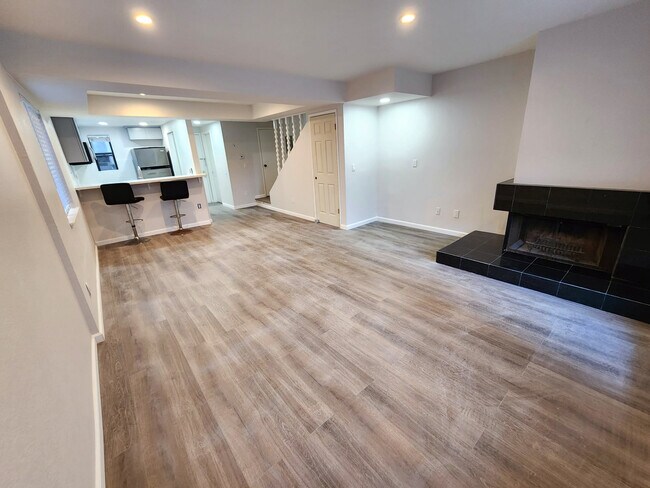 Downstairs view with bar stool area - 2040 Main St