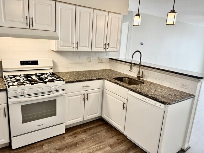 Natural gas stove and granite countertops - 215 Beach St