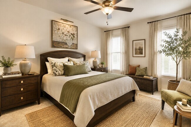 Wilmington I - Dormitorio principal - Jamestown Place Apartments Bossier City