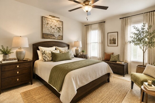 Wilmington I - Primary Bedroom - Jamestown Place Apartments Bossier City