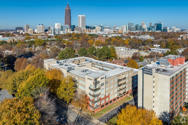 Aerial Photo - Central City Condominium