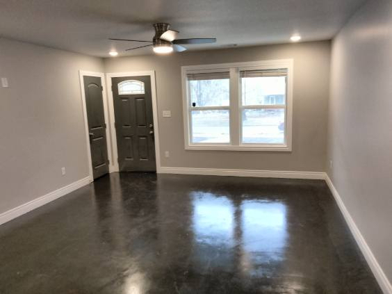 Stained Concrete Floors - 1813 SW Central Park Ave